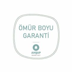Yuvarlak Orta Sehpa Eskitme Beyaz