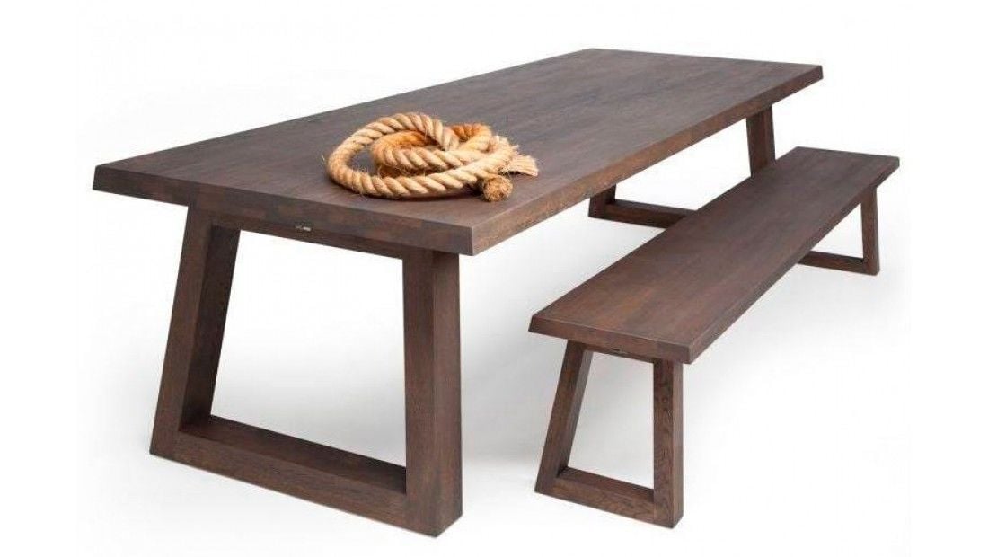 Masif Ham Ahşap Yemek Masası Doğal Ahşap Yemek Masası