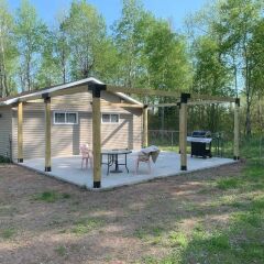 Pergola Ahşap Gölgelik, Kolay Kurulum Demonte Pergule - Ahşap Pergola - Pergule - Daybad Beach