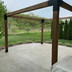 Ahşap Pergole Gölgelik, Kolay Kurulum Demonte Pergule - Ahşap Pergola - Pergule - Daybad Beach