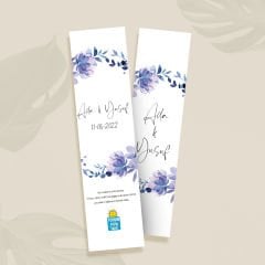 Kitap Ayracı Mor Çiçek