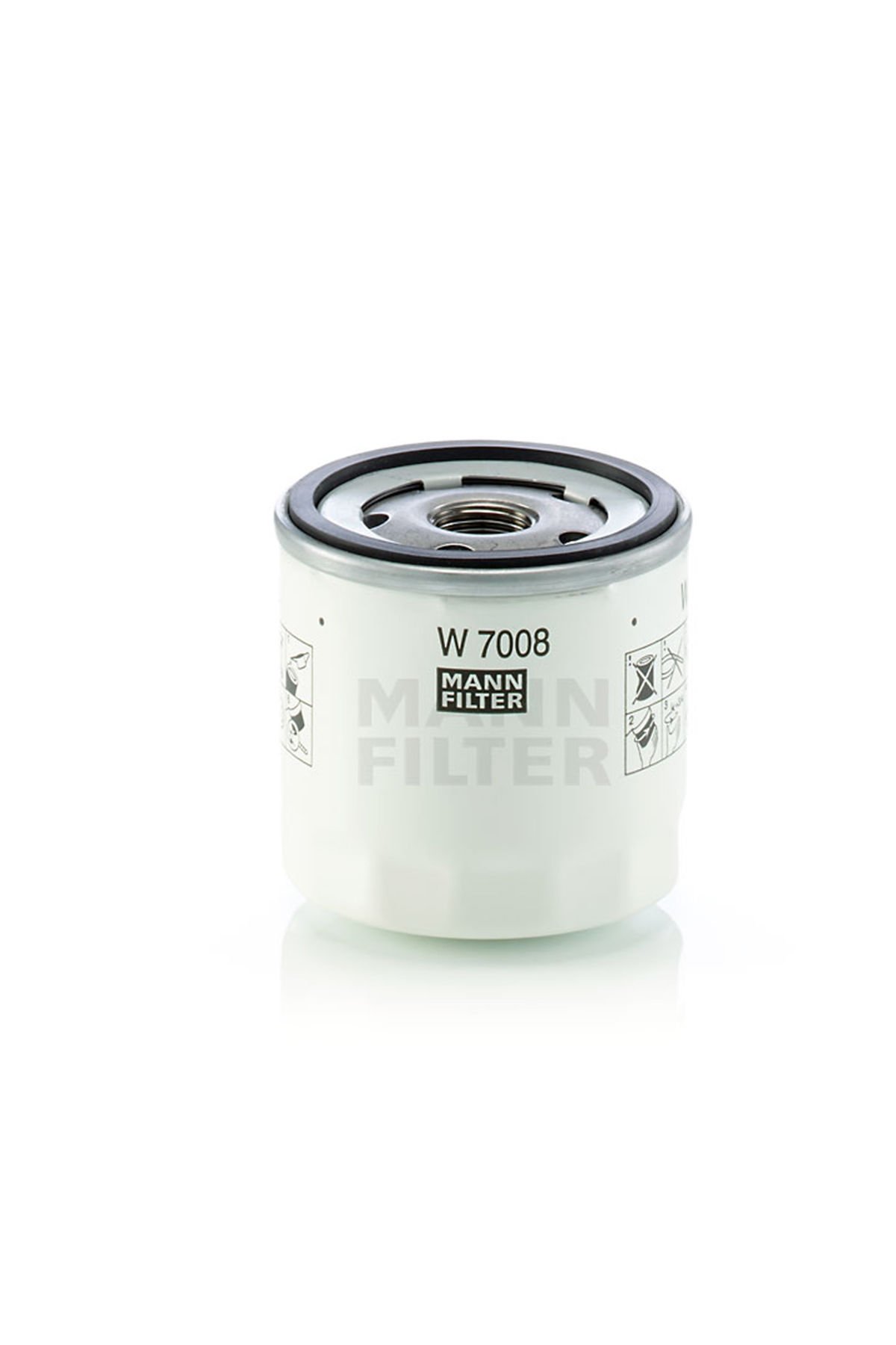 Ford Fiesta 1.0 EcoBoost Benzinli Yağ Filtresi 2012-2016 Mann Filter