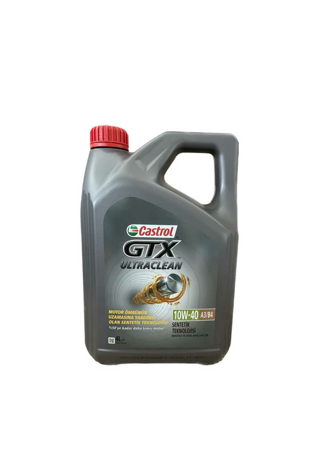 Castrol GTX 10W40 Motor Yağı 4 Litre