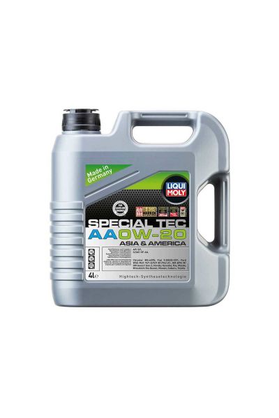 LIQUI MOLY 0W20 Motor Yağı Special Tec AA 4 Litre