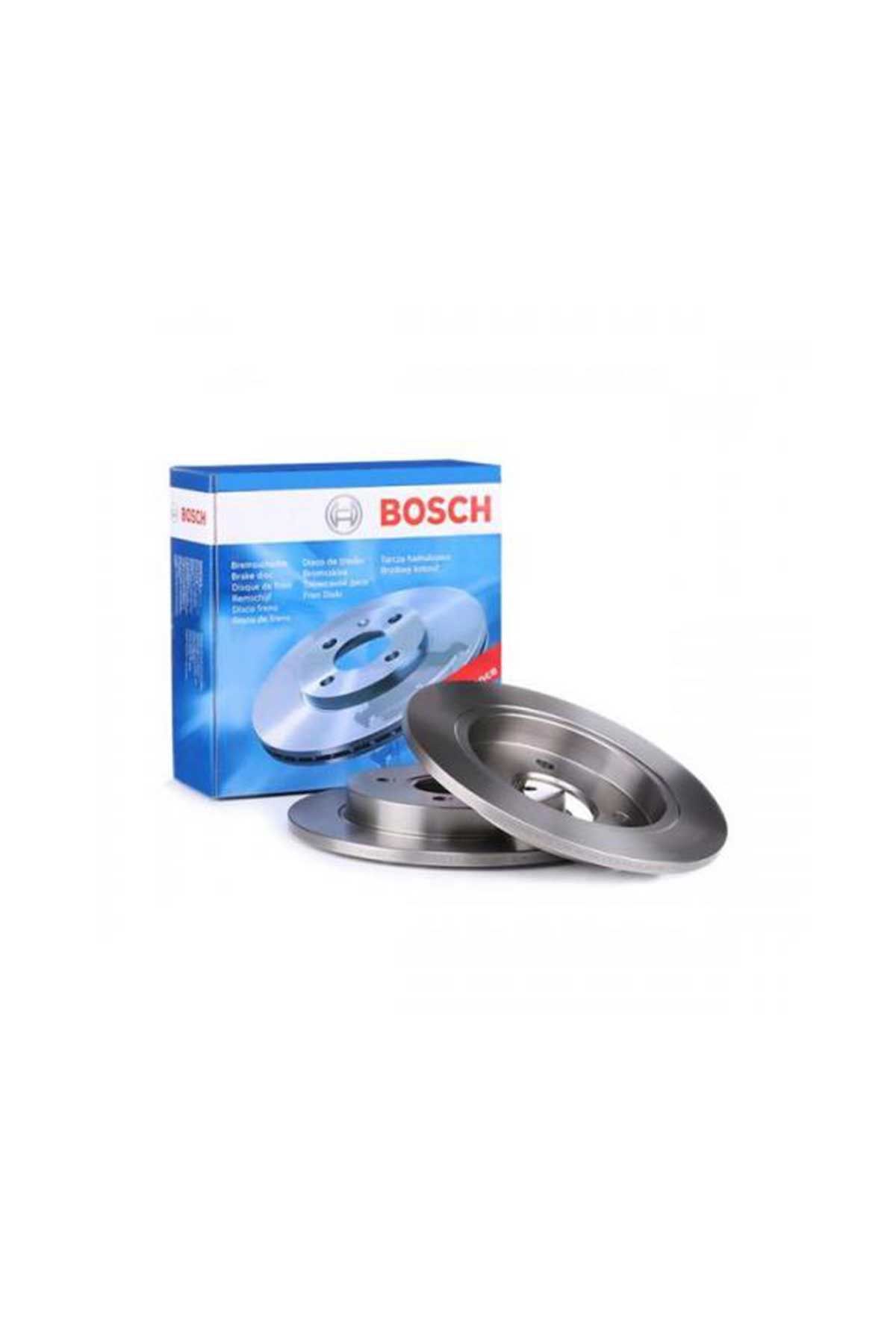 VW Golf 5 Arka Fren Diski 2004-2009 Bosch Takım 2 Adet 253mm