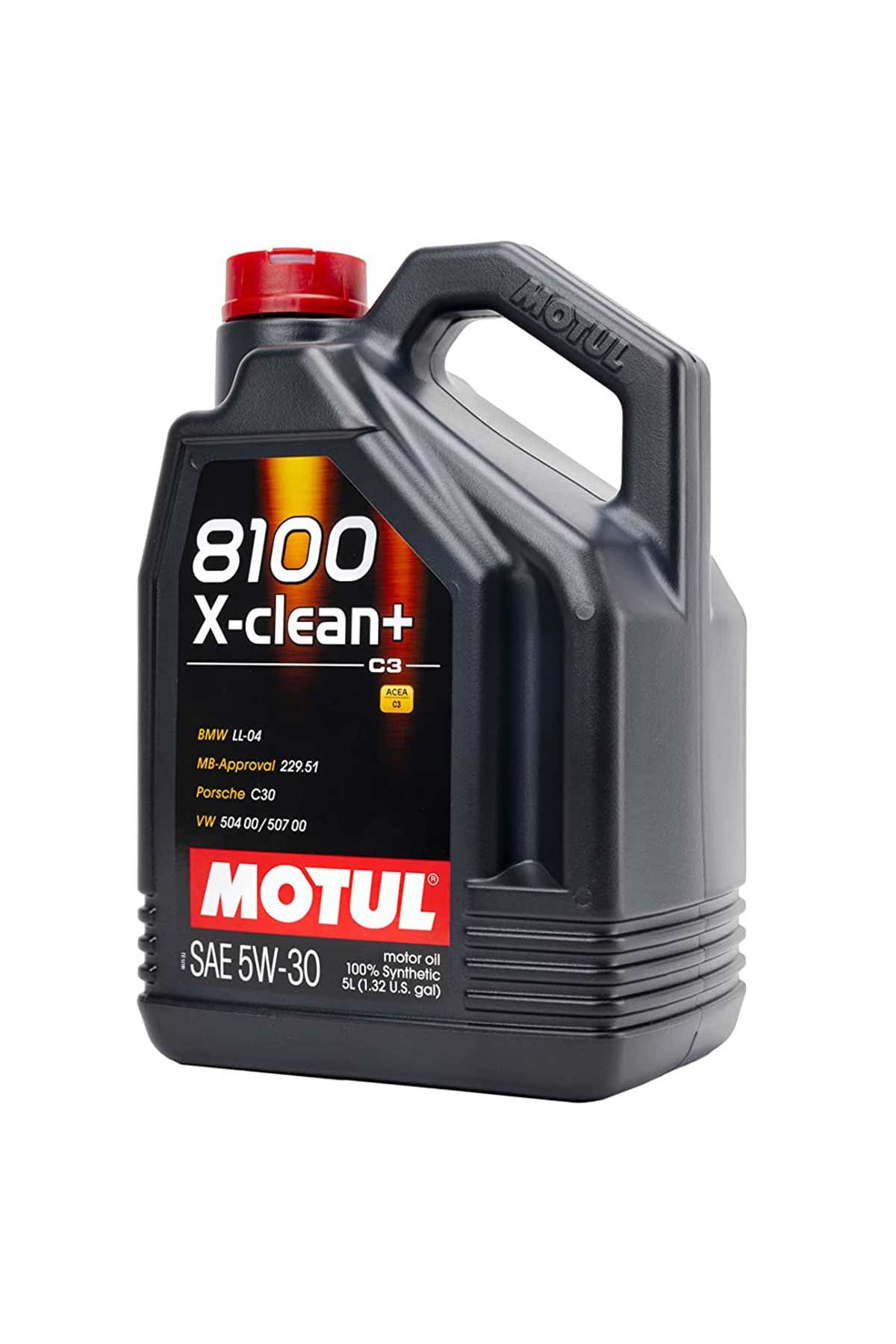 Motul 8100 X-Clean+ 5W30 Motor Yağı 5 Litre