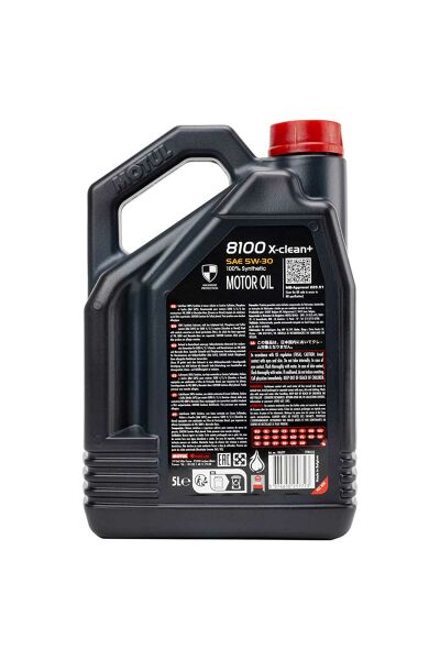 Motul 8100 X-Clean+ 5W30 Motor Yağı 5 Litre