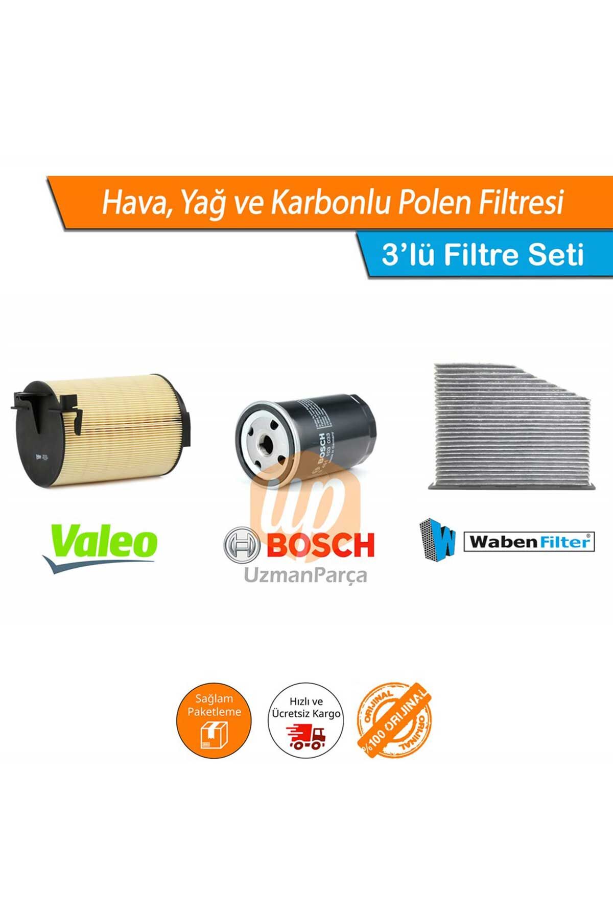 VW Jetta 1.6 Filtre Seti Valeo Bosch Wbn Karbonlu 2006-2010