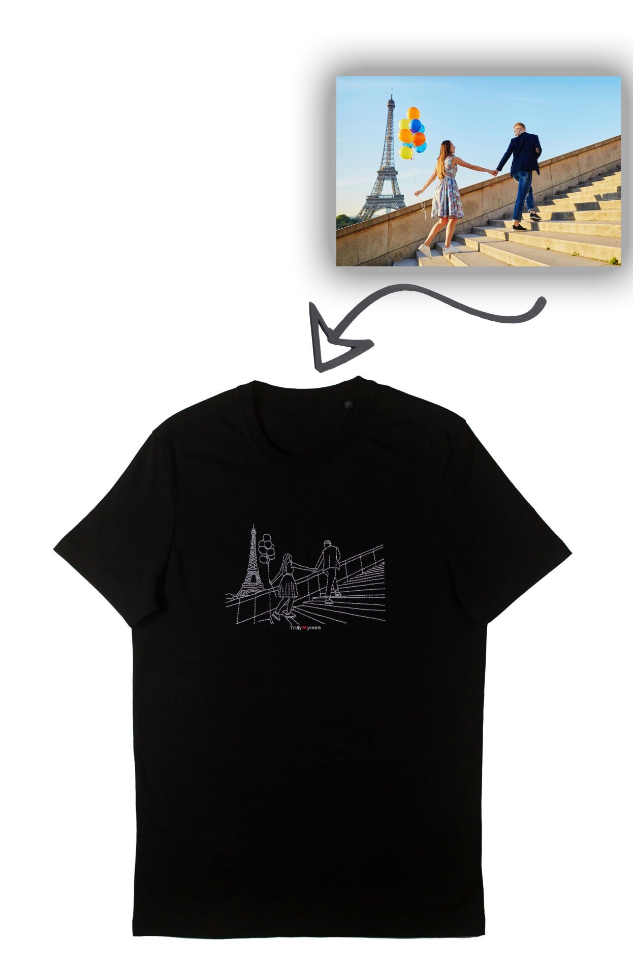 Kişiye Özel Nakışlı T-shirt