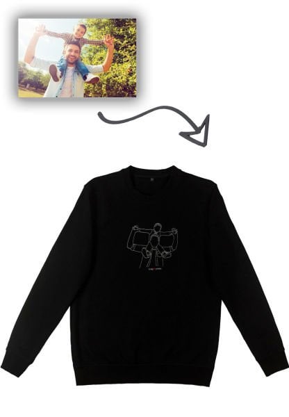 Kişiye Özel Nakışlı Sweatshirt
