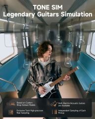 Donner HUSH™ X PRO Multi-Effects Seyahat Elektro Gitar