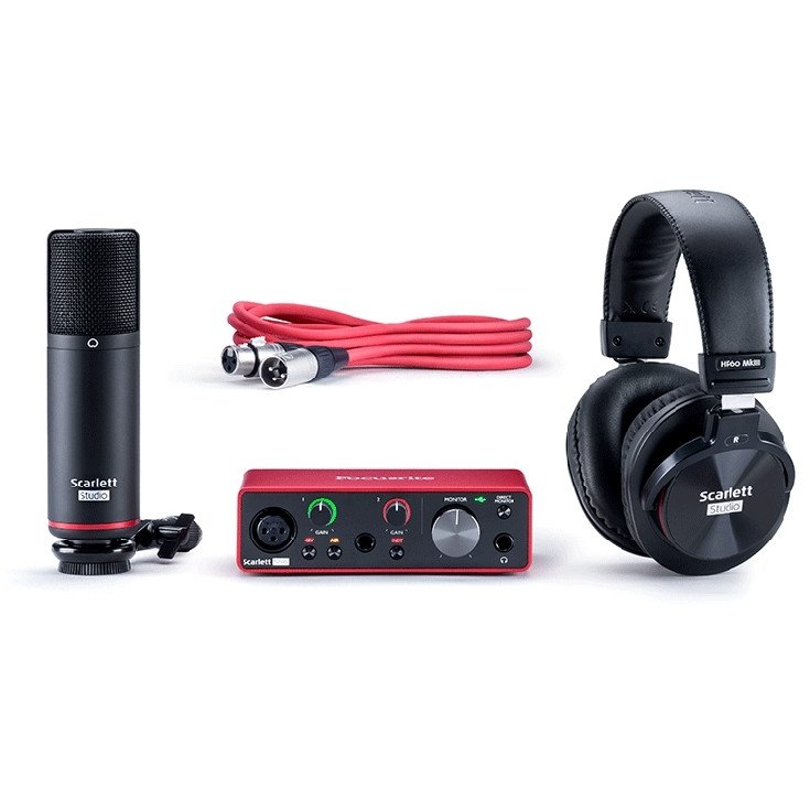 Focusrite Scarlett Solo Studio Gen 3 Kayıt Paketi