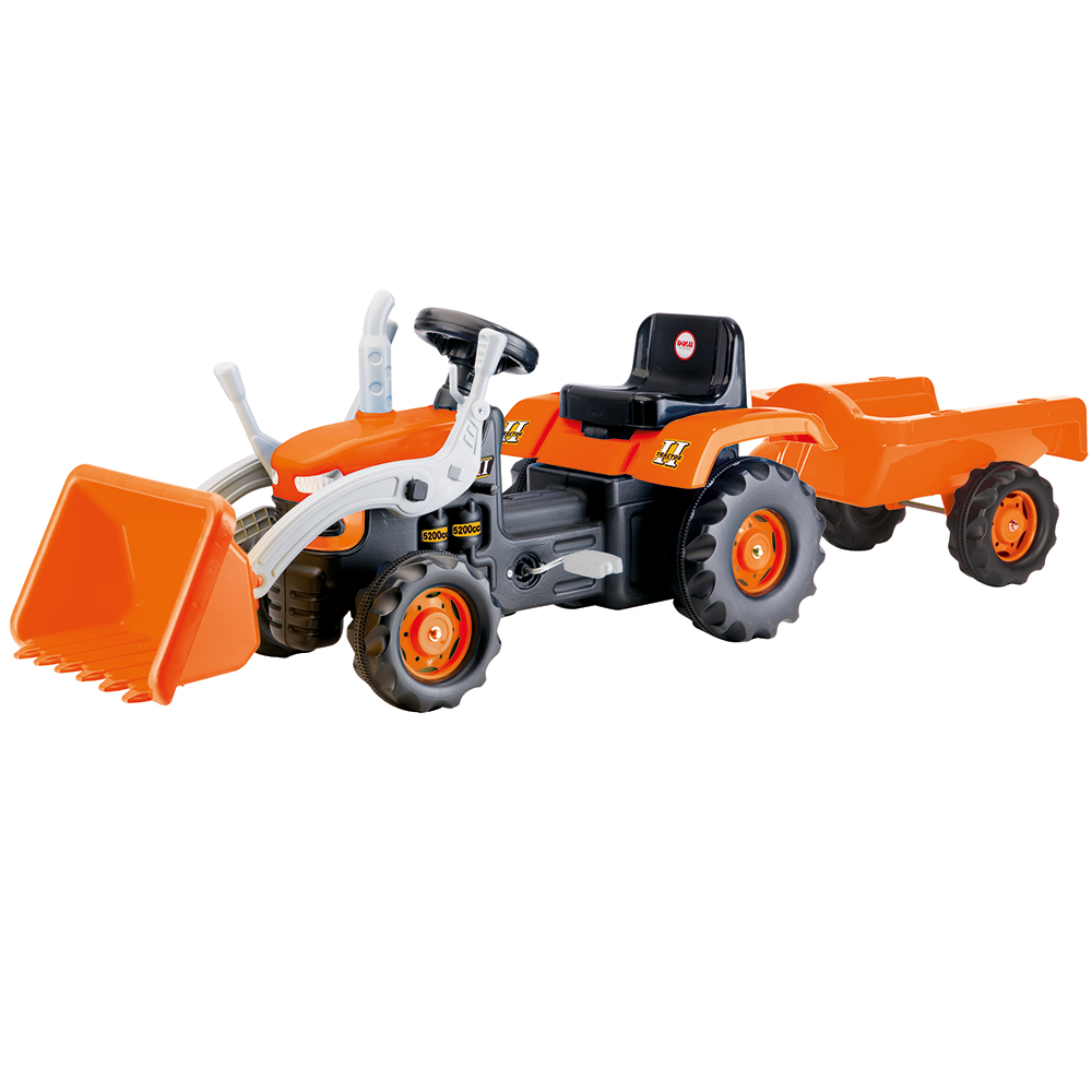 Bucket Tractor with Full Trailer - Pedal
