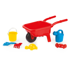 Full Toy Wheelbarrow Beach Set