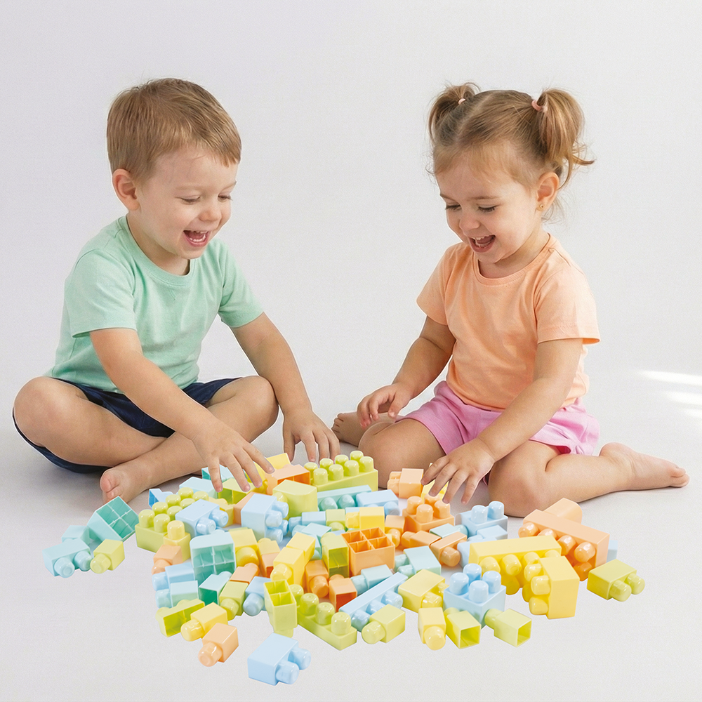 BASKILI TORBADA BUYUK BLOKLAR 100 PARÇA