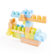 BASKILI TORBADA BUYUK BLOKLAR 100 PARÇA