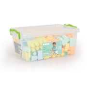 Große Farbblöcke in einer vollen Truhe 85 Stück