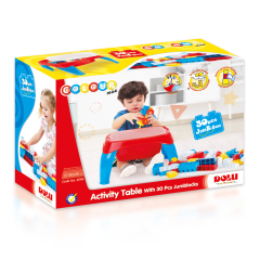 Full Activity Game Table 30 Piece Mega Block