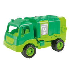 Voller Müllwagen 43 cm im Karton mit Sichtfenster