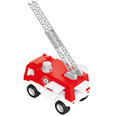 Full Fire Truck With Box 38 Cm