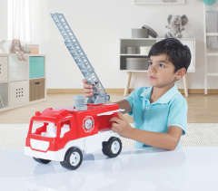 Full Fire Truck With Box 38 Cm