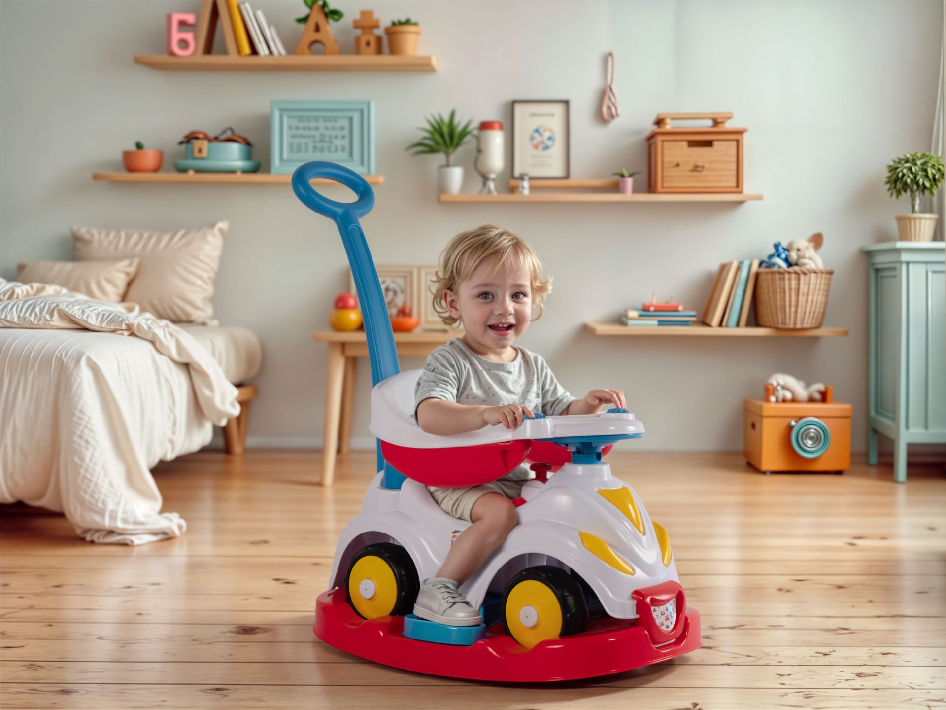 Fisher-Price Smile Araba 4'ü 1 Arada