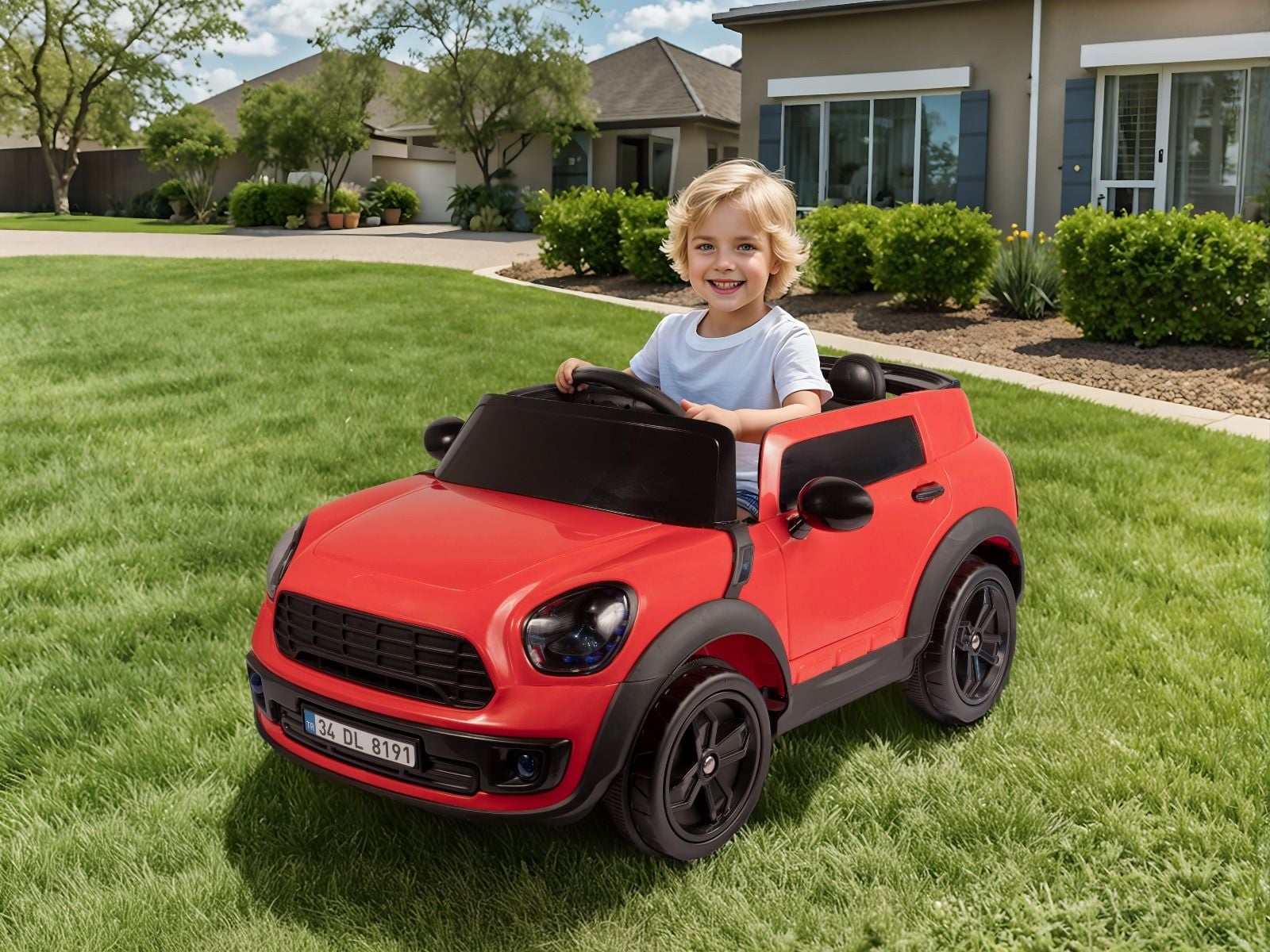 RIDE-ON 12 VOLT KIRMIZI UZAKTAN KUMANDALI ARABA