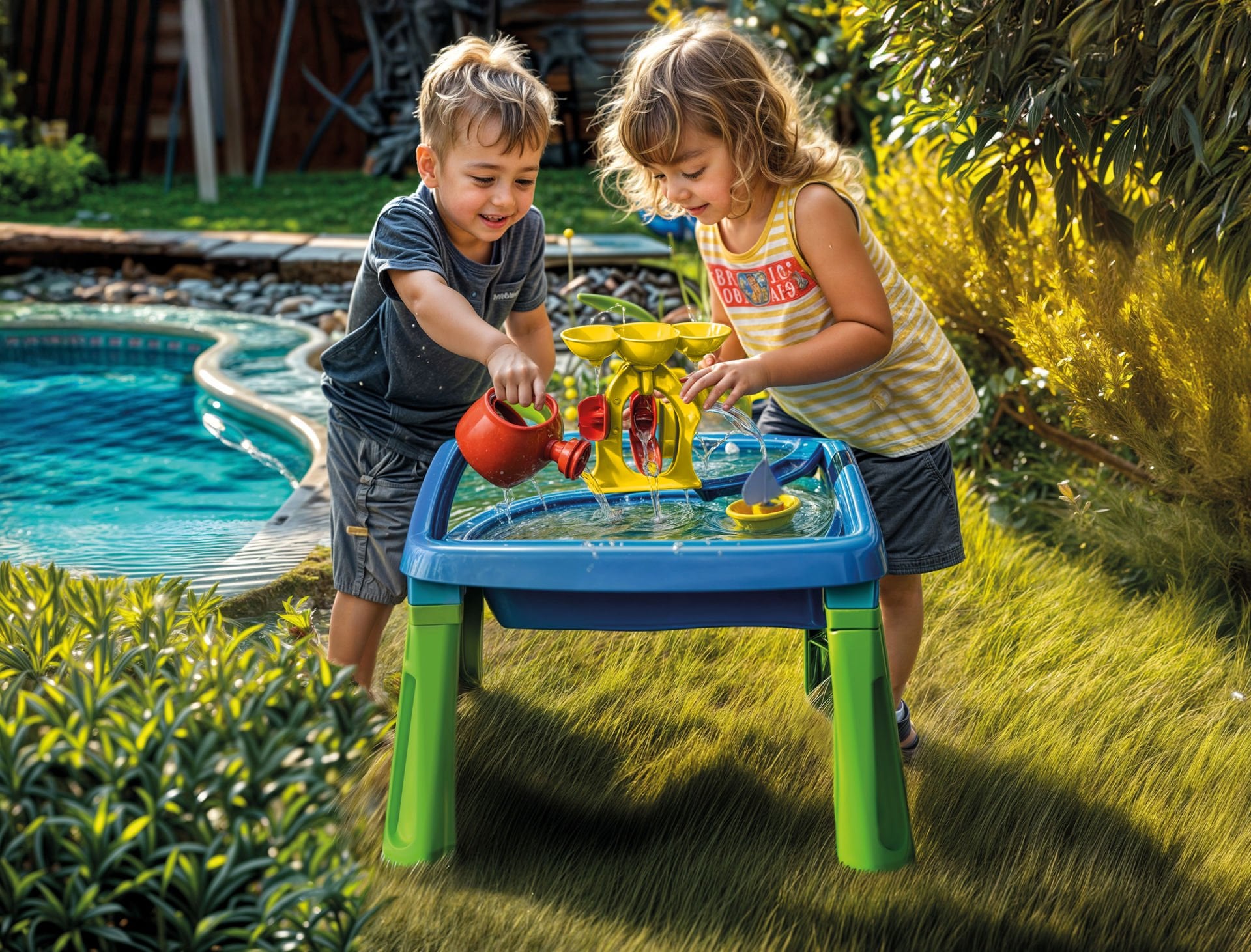 Sand & Wasser & Kreativitätstisch