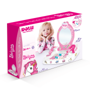 Unicorn Aynalı Masa Üstü Makyaj Masası Takımı