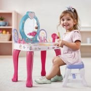 Unicorn Aynalı Masa Üstü Makyaj Masası Takımı