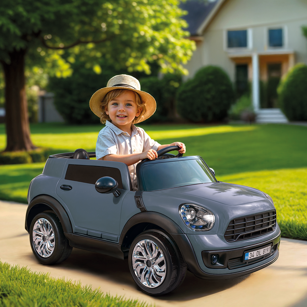 RIDE-ON 12 VOLT GRİ UZAKTAN KUMANDALI ARABA