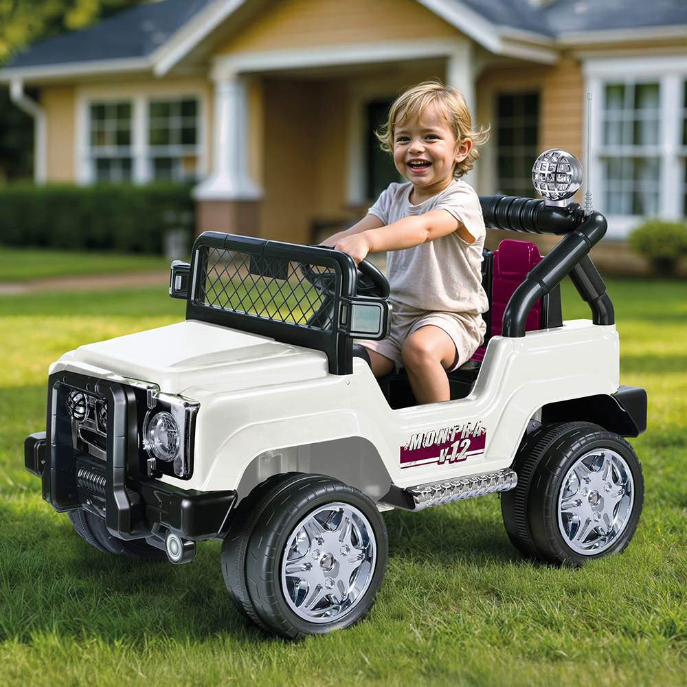 MONTRA 12 VOLT BEYAZ KUMANDALI ARABA