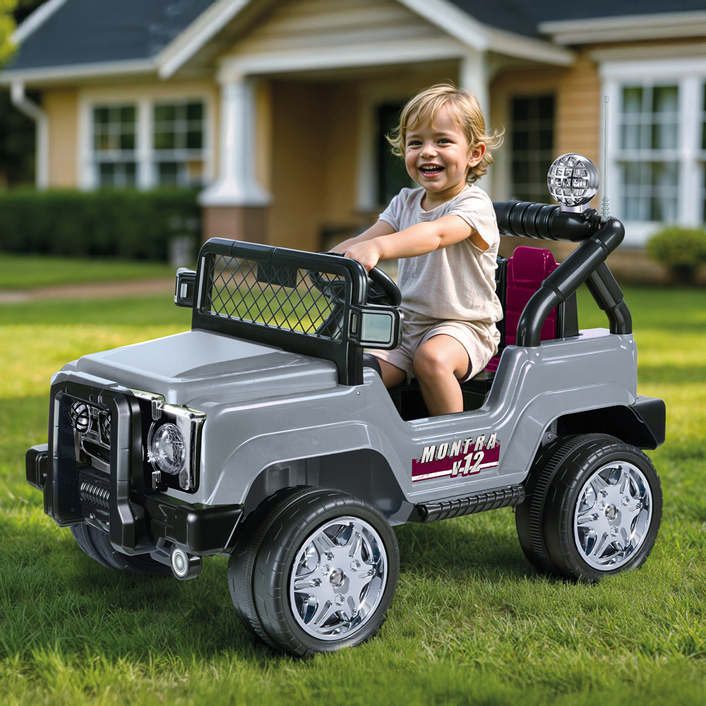 MONTRA 12 VOLT GRİ KUMANDALI ARABA