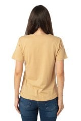 Basic T-shirt Regular Fit %100 Pamuk Bej
