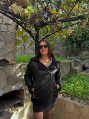 Siyah Kürklü Biker Mont