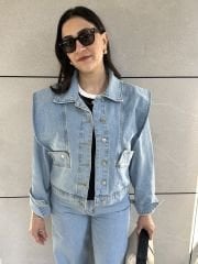 Denim Tasarım Kot Ceket