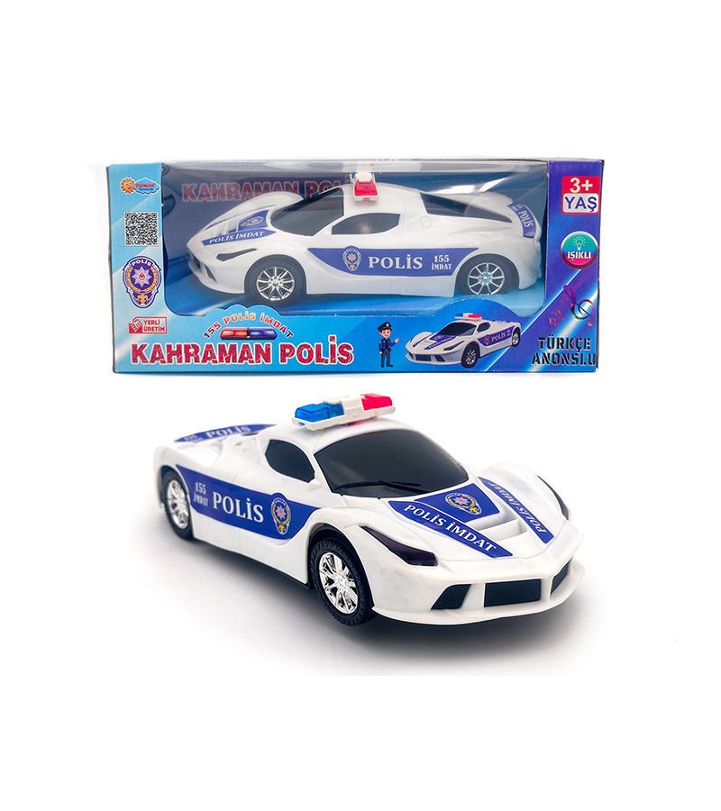 Duman DMN2024P Pilli Türkçe Sesli Çarp Dön Polis Arabası