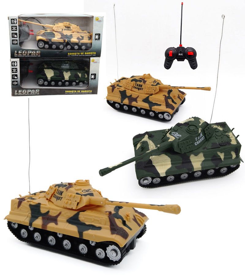 Duman DMN527-3 Full Fonk. Uzaktan Kumandalı Leopar Tank