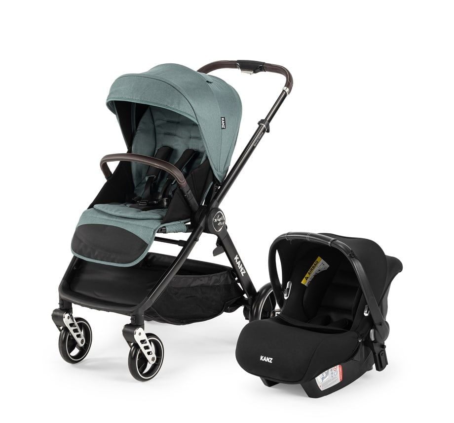Kanz x-Go +Plus Silver Bebek Arabası Yeşil