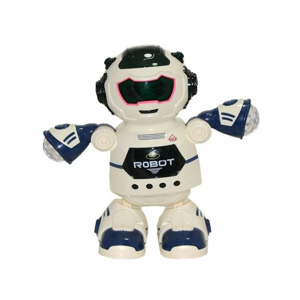 Can Ali I-6678-2 Pilli Işıklı Sesli Dans Eden Oyuncak Robot