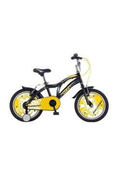 Salcano Badboy 16 Jant (105-120 cm Boy) Erkek Çocuk Bisikleti-Siyah Sarı Gri