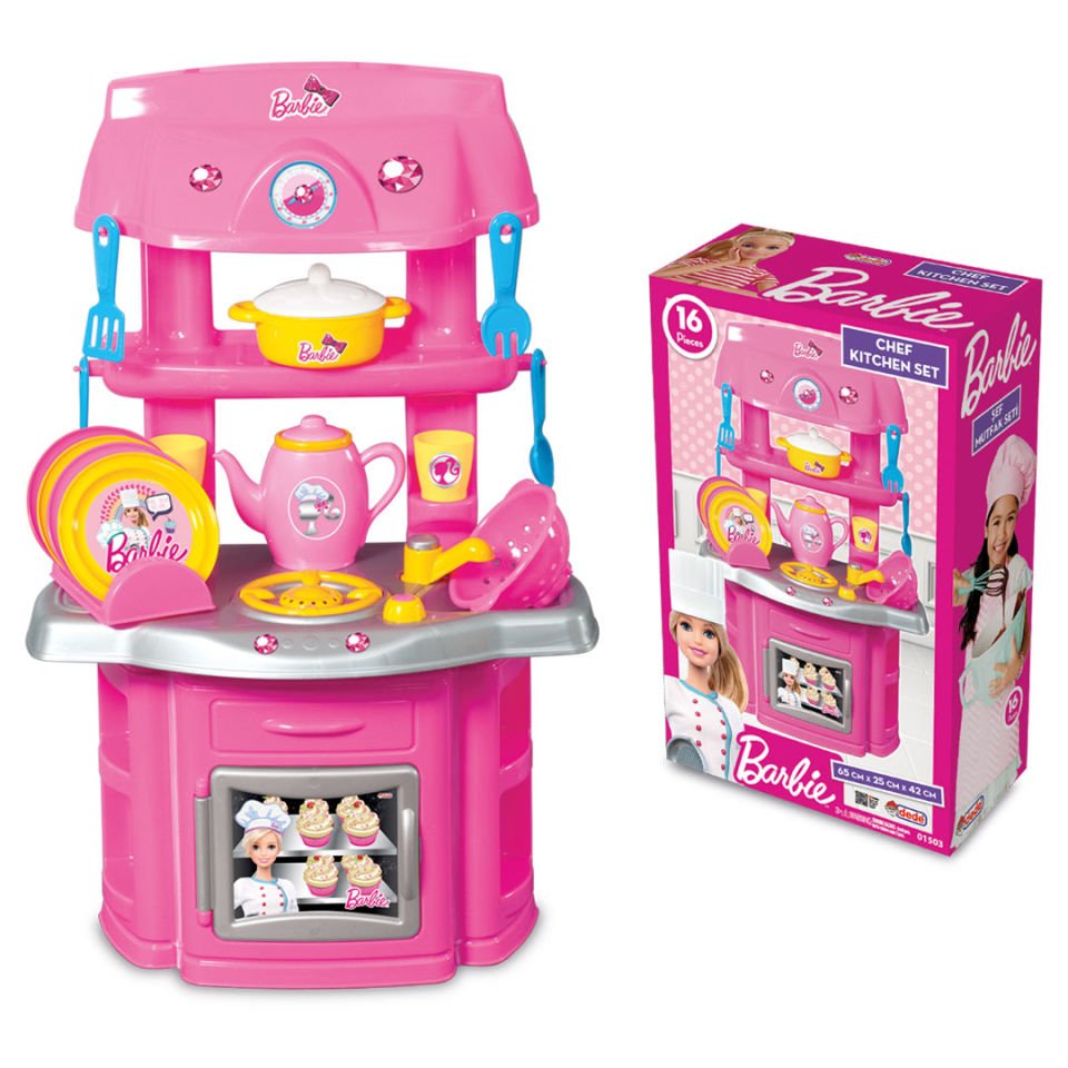 Dede Barbie Şef Mutfak Set