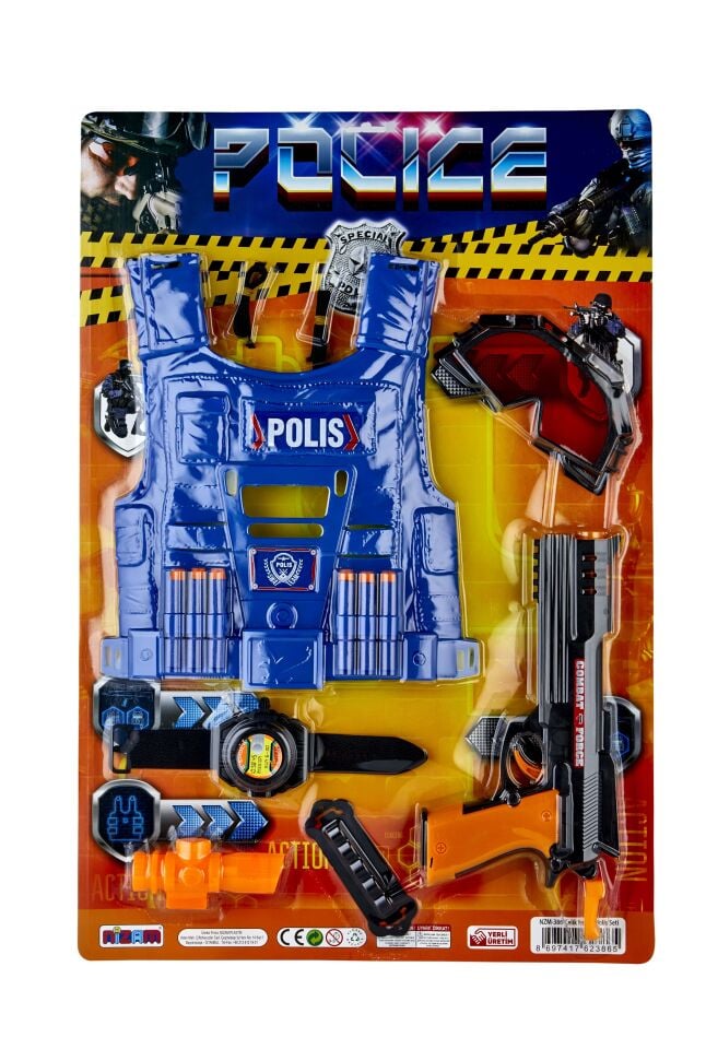 Nizam NZM-386 Çelik Yelekli Polis Seti