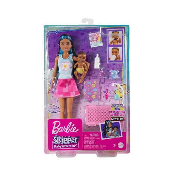 Barbie Bebek Bakıcısı Bebeği Ve Aksesuarları Oyun Seti