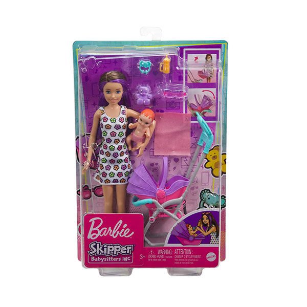 Barbie Bebek Bakıcısı Bebeği Ve Aksesuarları Oyun Seti