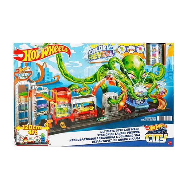 Hot Wheels Dev Ahtapot İle Araba Yıkama Seti