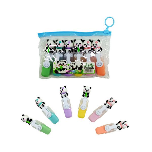 Panda Fosforlu Kalem Seti