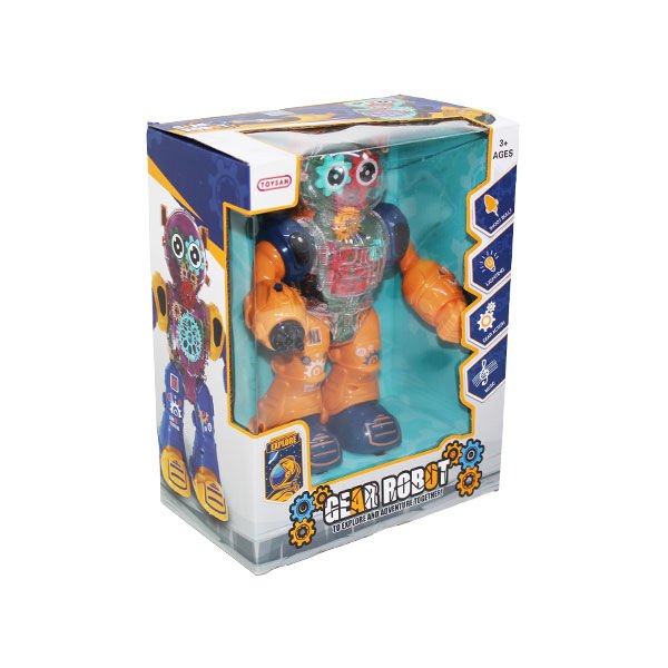 Toysan Işıklı Müzikli Robot