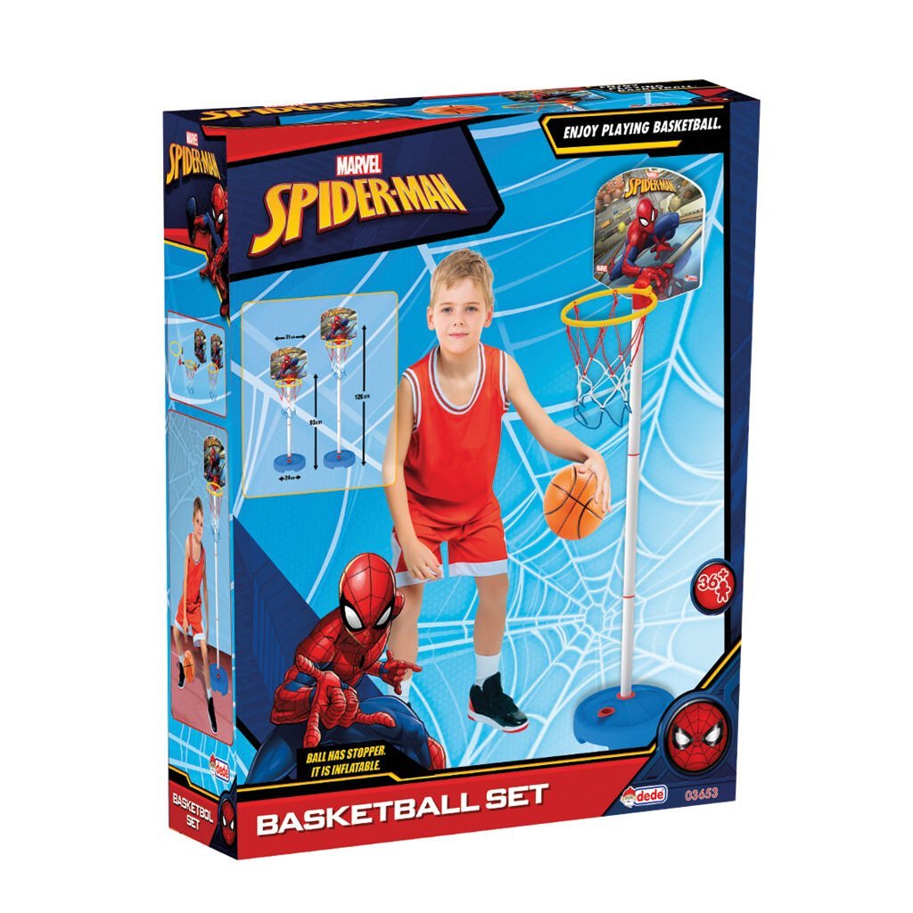 Dede Spiderman Küçük Ayaklı Basket Pota