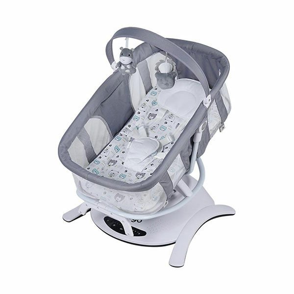 Prego Yummy Portbebeli Elektrikli Beşik Gri